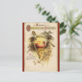 Thanksgiving Wishbone en Tarwe Briefkaart (Staand voorkant)