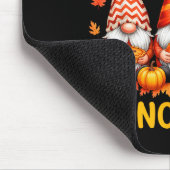 Thanksgiving With My Gnomies Funny Autumn Fall Gno Muismat (Hoek)