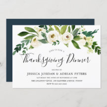 Thanksgiving Witte bloemen bloemen