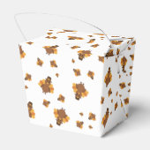 Thanksgiving witte kalkoen restjes bedankdoosjes (Achterkant)