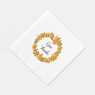 Thanksgiving/Witte standaard luis nadoen/Bedankt Servet