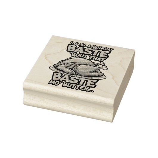 Thanksgiving Wood Art Stamp Rubberstempel (Stempel)