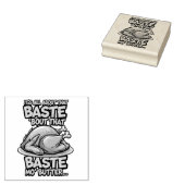 Thanksgiving Wood Art Stamp Rubberstempel (Gestempeld)