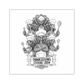 Thanksgiving Wood Art Stamp Rubberstempel (Afrduk)