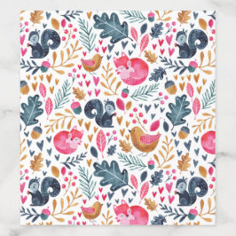 Thanksgiving Woodland Animal Pattern