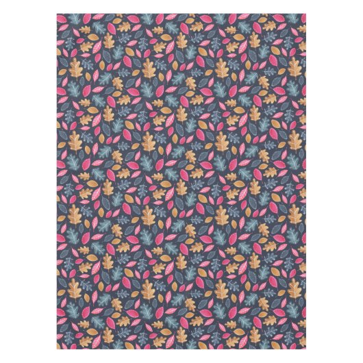 Thanksgiving Woodland Leaf Pattern Tafelkleed (Voorkant)