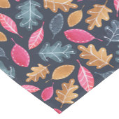 Thanksgiving Woodland Modern bladpatroon Korte Tafelloper (Hoek)