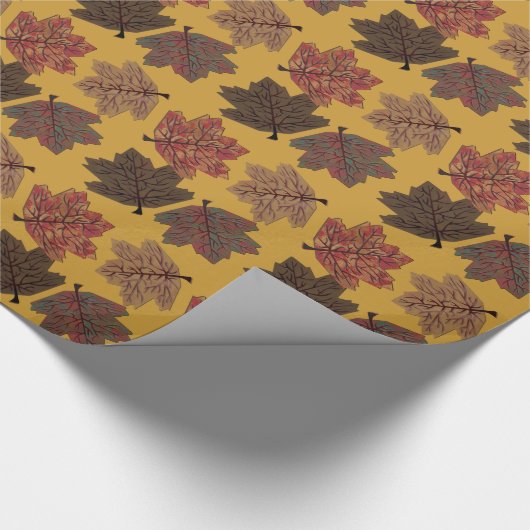 Thanksgiving wordt verpakt in papier (Hoek)