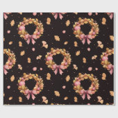 Thanksgiving Wrapping Paper - Herfstkrans Seamle Cadeaupapier (Vlak)