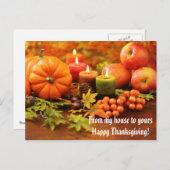 Thanksgiving zegenende Briefkaarten (Voorkant / Achterkant)