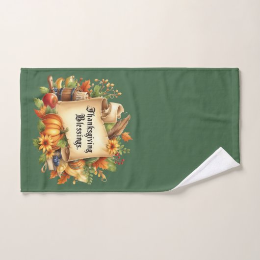 Thanksgiving zegenende handdoek (Handdoek)