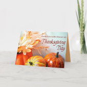 Thanksgiving Zegeningen Diner Uitnodiging (Voorkant)