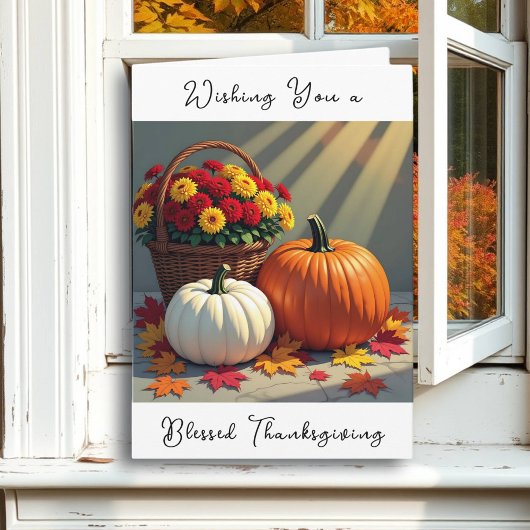 Thanksgiving zegeningen | Herfstbladeren en mama's Kaart