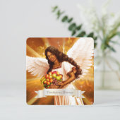 Thanksgiving Zegeningen. Religieuze Platte Kaart (Staand voorkant)