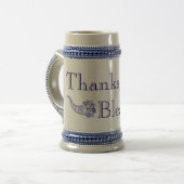 Thanksgiving Zegeningen Stein Bierpul (Voorkant links)