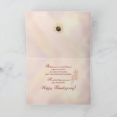 Thanksgiving Zegeningen Zonnebloem met Waterverf Kaart (Binnen)