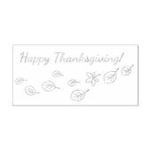 Thanksgiving Zelfinktende Stempel (Design)
