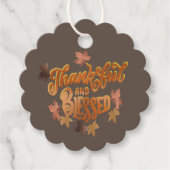Thanksgiving zonder dank en cadeau Labels (Voorkant)
