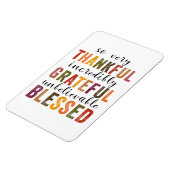Thanksgiving zonder dank voor de grateful Blessed Magneet (Linkerzijde)
