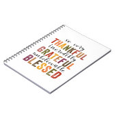 Thanksgiving zonder dank voor de grateful Blessed Notitieboek (Linkerzijde)