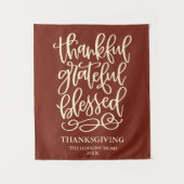 Thanksgiving zonder dank voor de grateful Blessed Wandkleed (Voorkant)