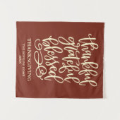 Thanksgiving zonder dank voor de grateful Blessed Wandkleed (Voorkant (horizontaal))