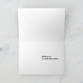 Thanksgiving zonder u Wenskaart Feestdagen Kaart (Binnen)