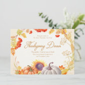 Thanksgiving zonnebloem - binneninrichting kaart (Staand voorkant)