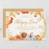 Thanksgiving zonnebloem - binneninrichting kaart (Voorkant / Achterkant)