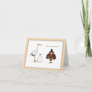 Thanksgiving Zwangerschap Aankondiging