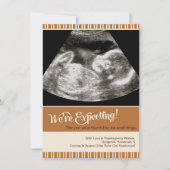 Thanksgiving Zwangerschap Ultrasound Aankondiging (Voorkant)