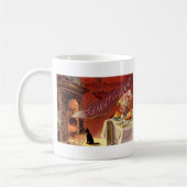 Thanksgiving zwarte katteFireplace Turkije Koffiemok (Links)