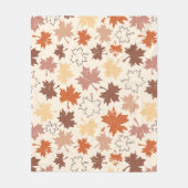 Thanksgivingen dag ontwerp, herfst natuurlijke bla fleece deken (Voorkant)