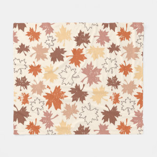 Thanksgivingen dag ontwerp, herfst natuurlijke bla fleece deken