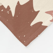 Thanksgivingen dag ontwerp, herfst natuurlijke bla fleece deken (Hoek)