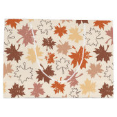 Thanksgivingen dag ontwerp, herfst natuurlijke bla groot cadeauzakje (Achterkant)