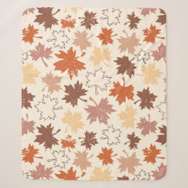 Thanksgivingen dag ontwerp, herfst natuurlijke bla sherpa deken