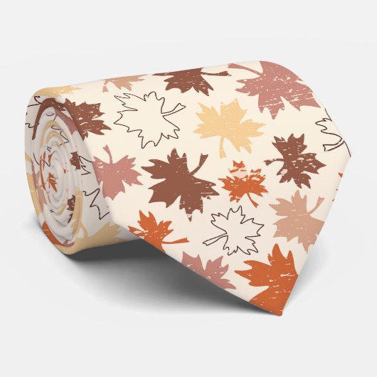 Thanksgivingen dag ontwerp, herfst natuurlijke bla stropdas (Opgerold)