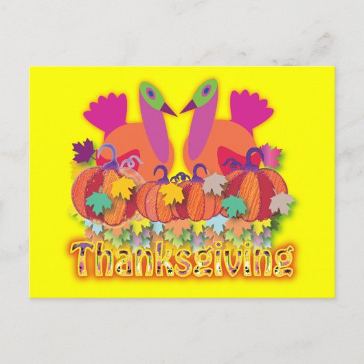 Thanksgivingen Feestdagenkaart (Voorkant)