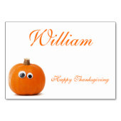 Thanksgivingen plaatsen kaarten met grappige pompo (Voorkant)