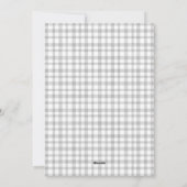 Thanksgivingen van soft Floral Pumpkin-diner Feestdagenkaart (Achterkant)