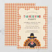 Thanksgivingfeest Uitnodiging (Voorkant / Achterkant)