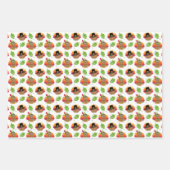 Thanksgivingkalkoen Inpakpapier Vel (Voorkant)