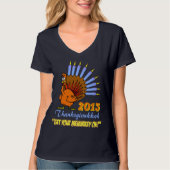 Thanksgivukkah 2013 Menurkey T-Shirt (Voorkant)