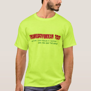 Thanksgivukkah 2013 T-shirt - Mannen