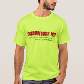 Thanksgivukkah 2013 T-shirt - Mannen