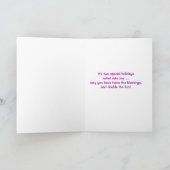 Thanksgivukkah Funny Turkeys Wine Wenskaart Feestdagen Kaart (Binnen)