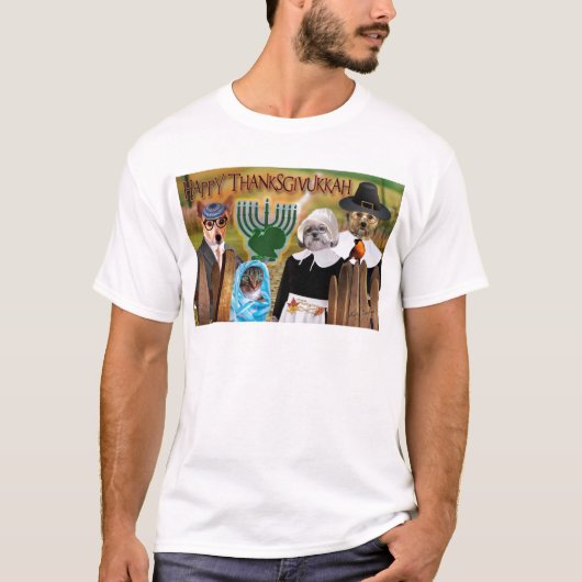 Thanksgivukkah Gifts T-shirt (Voorkant)