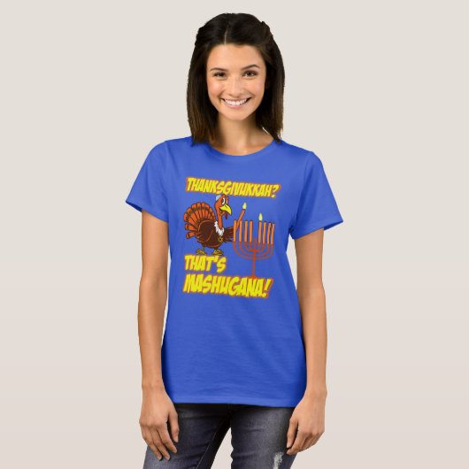 Thanksgivukkah Mashugana T-shirt (Voorkant volledig)