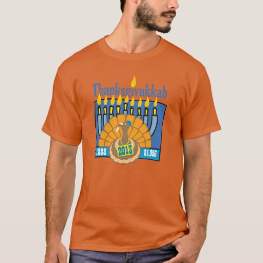 Thanksgivukkah shirt (Voorkant)